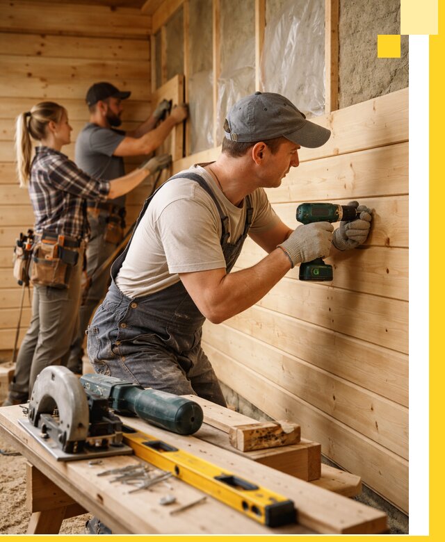 Обшивка бань под ключ в Тихорецке: отделка стен и потолков