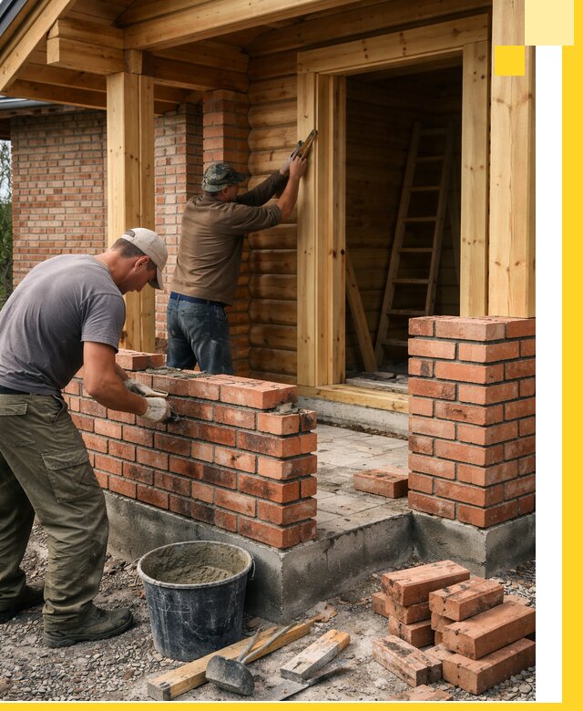 Строительство кирпичных бань под ключ в Тихорецке с гарантией качества