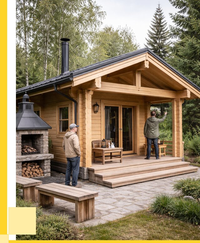 Деревянные бани под ключ в Тихорецке от 463815 р. | ЭриданТхр