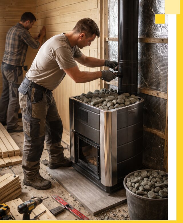 Проектирование и строительство парилок для бани в Тихорецке под ключ