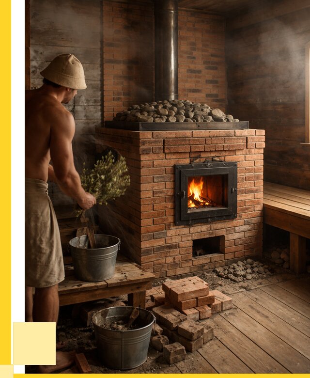 Кирпичные банные печи в Тихорецке от 92763 р. | ЭриданТхр