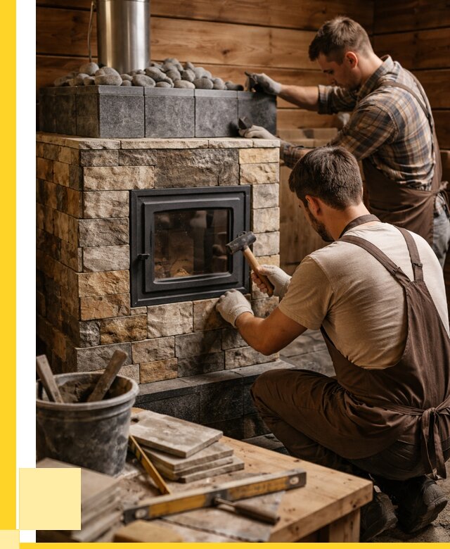 Облицовка банной печи в Тихорецке от 15461 р. | ЭриданТхр