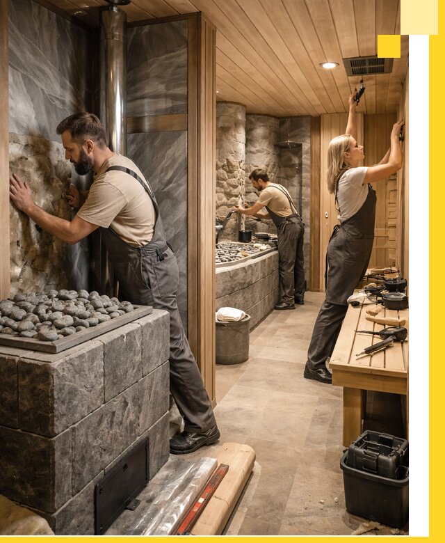 Строительство бань и SPA процедур в Тихорецке под ключ и отделкой