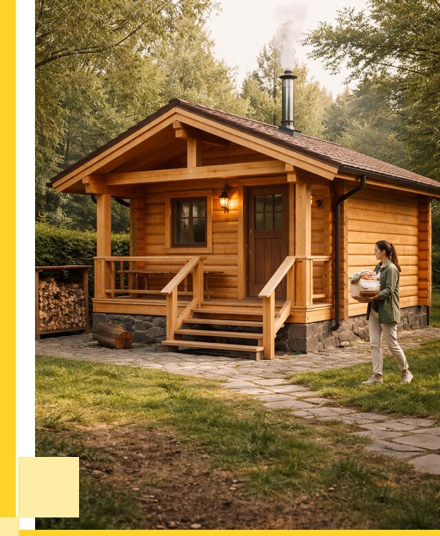 Купить баню под ключ в Тихорецке от 669955 р. | ЭриданТхр