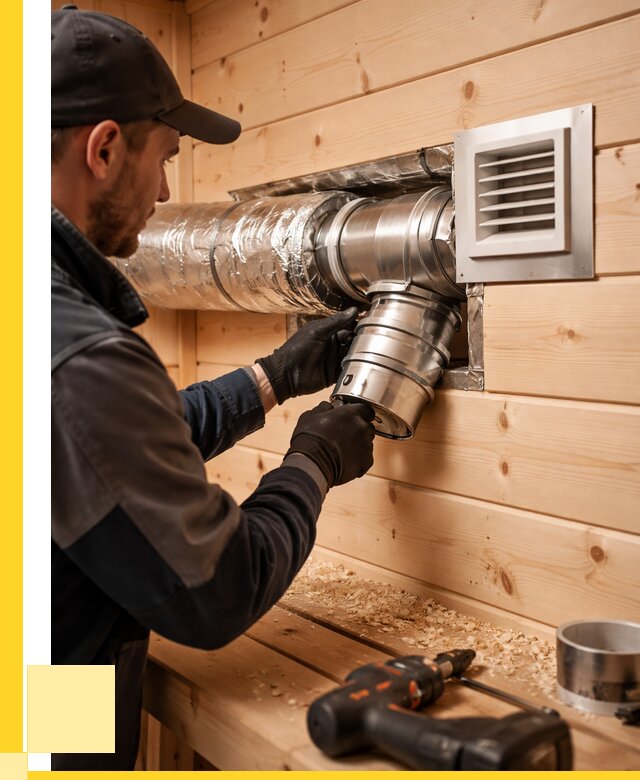 Монтаж вентиляции бани в Тихорецке от 12368 р. | ЭриданТхр