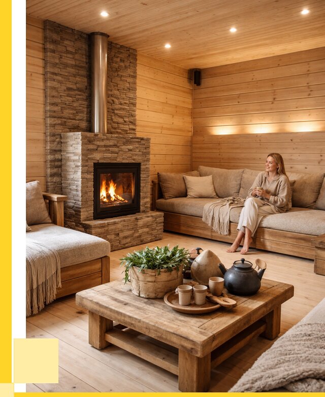 Проект бани с комнатой отдыха в Тихорецке от 36075 р. | ЭриданТхр