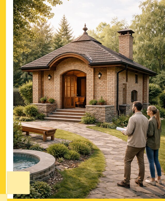 Проект кирпичной бани в Тихорецке от 30921 р. | ЭриданТхр