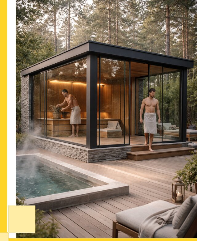 Стеклянные бани и двери в Тихорецке от 463815 р. | ЭриданТхр