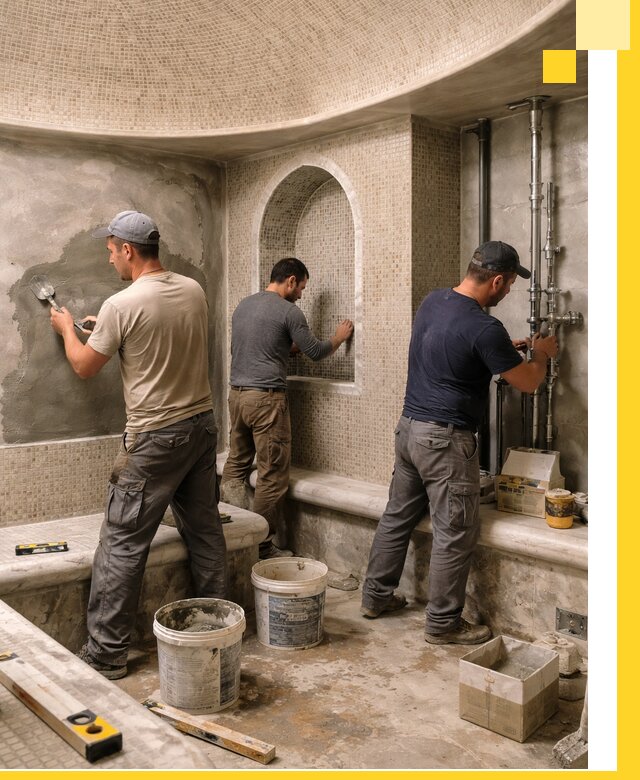 Профессиональный монтаж хамамов под ключ в Тихорецке с гарантией