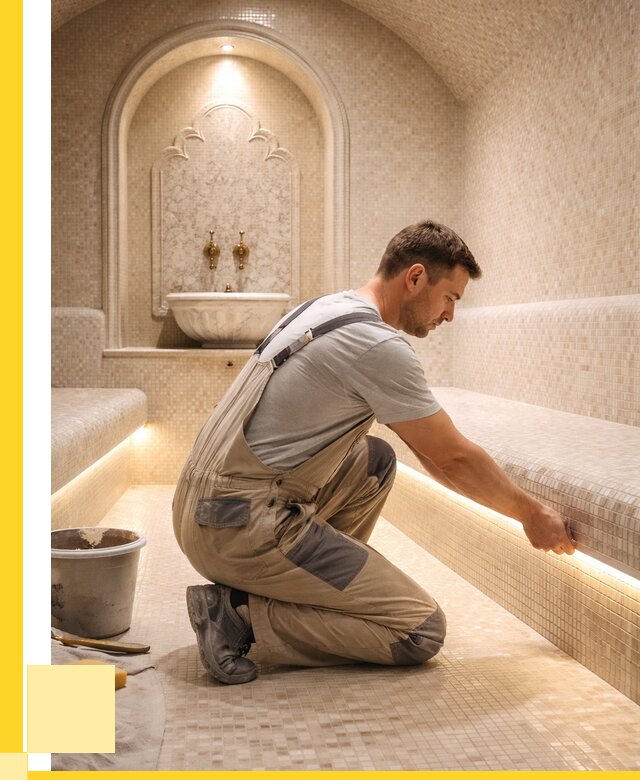 Отделка хамамов под ключ в Тихорецке от 5669 р. | ЭриданТхр