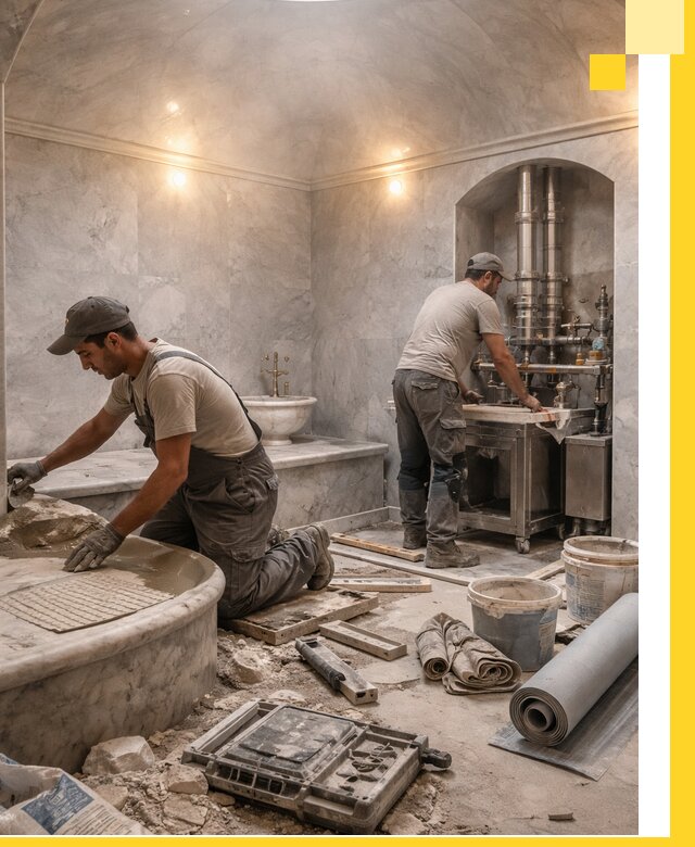 Строительство турецких бань хаммам под ключ в Тихорецке