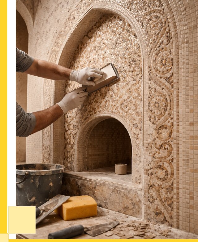 Мозаика для хамама в Тихорецке под ключ от 5154 р. | ЭриданТхр