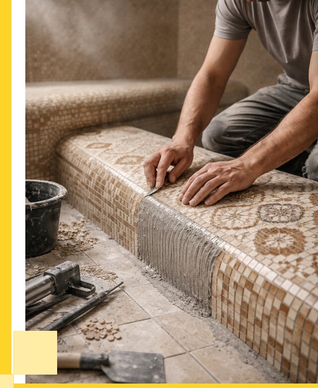 Плитка для хамама под ключ в Тихорецке от 3607 р. | ЭриданТхр