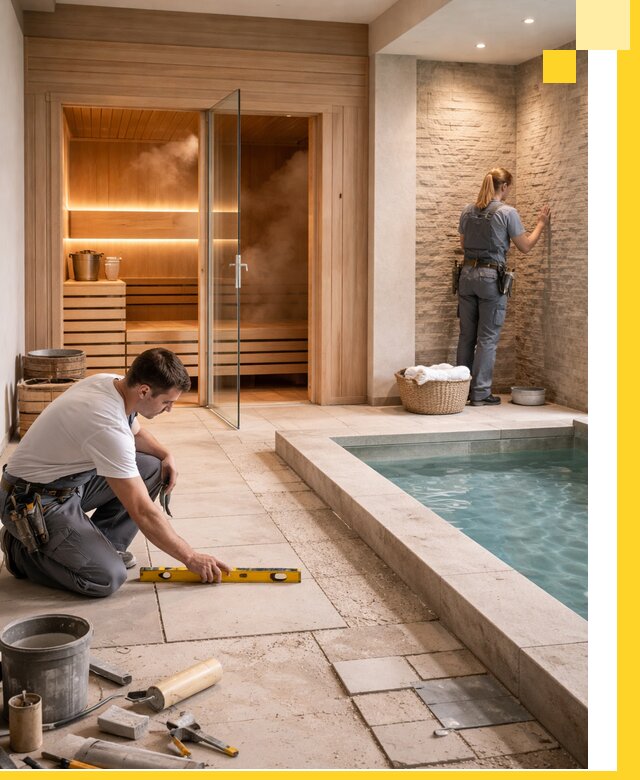 Комплексный дизайн и отделка интерьеров SPA под ключ в Тихорецке